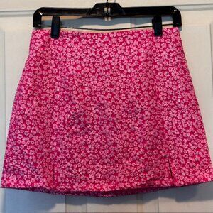 NWT Lush Pink Floral Skirt sz Small